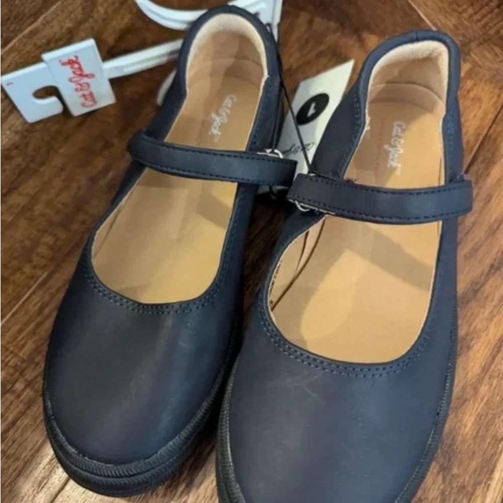 Cat & Jack Omega Mary Jane Uniform Shoes Girls